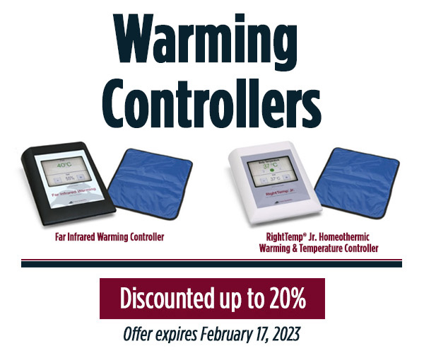 Warming controllers discounted up to 20%