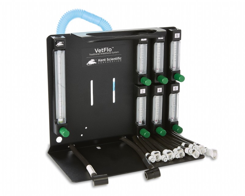 VetFlo™ Six Channel Anesthesia Stand