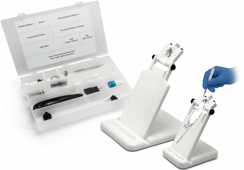 Rat and mouse intubation kit stand