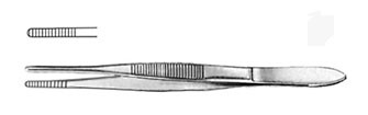 Super Fine Dressing Forceps, 12.5 cm Long