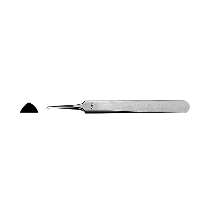 Tweezer #5B, 0.01 mm Tips, 45° Angle Surgical Tweezer Machine