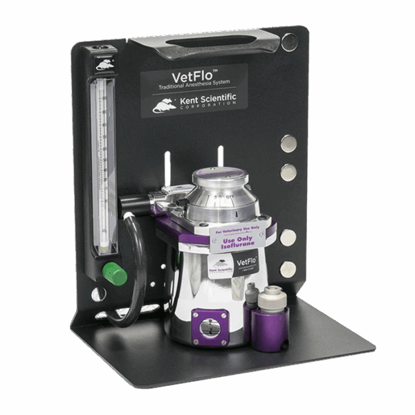 Traditional single channel small animal anesthesia system