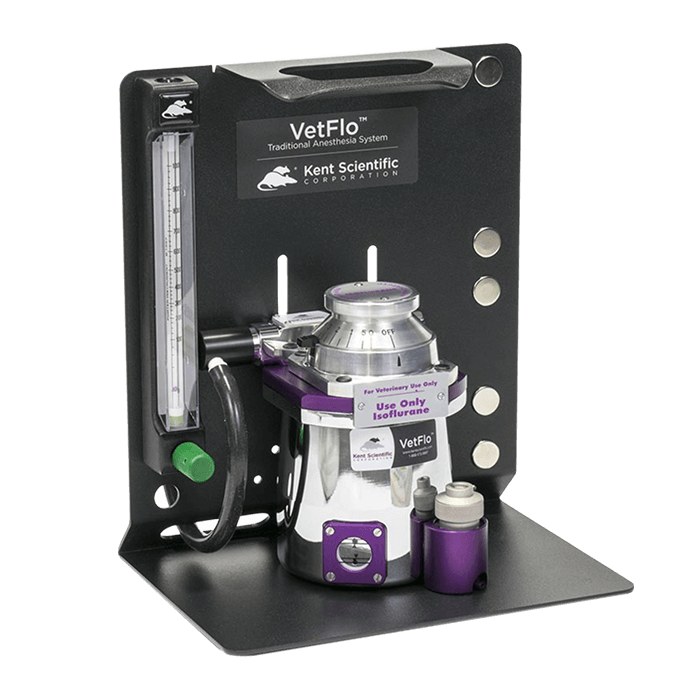 Traditional single channel small animal anesthesia system