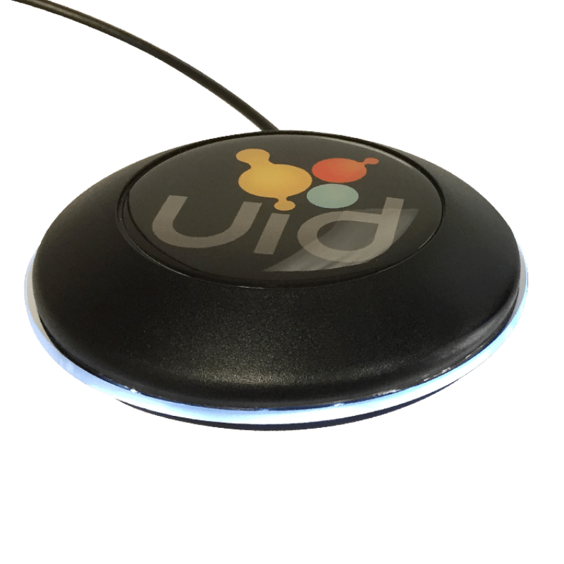 Low Frequency Desktop Microchip Reader with Light
