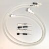 Tubing and adapter kit for Kent Scientific Vetflo showing main tubing with four small tube pieces.