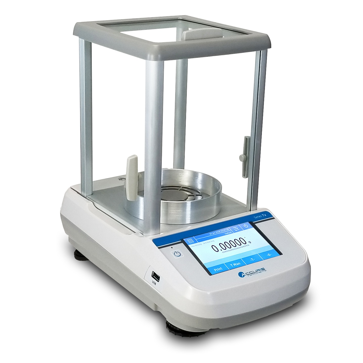 Analytical Balance,series Tx, internal calibration, Touch Screen, 62gx0.0001g /120gx0.00001g